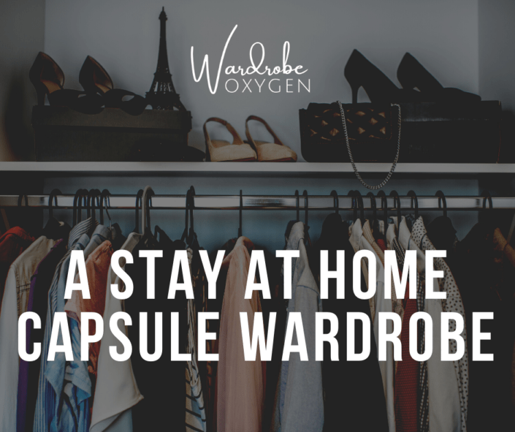 a stay at home capsule wardrobe