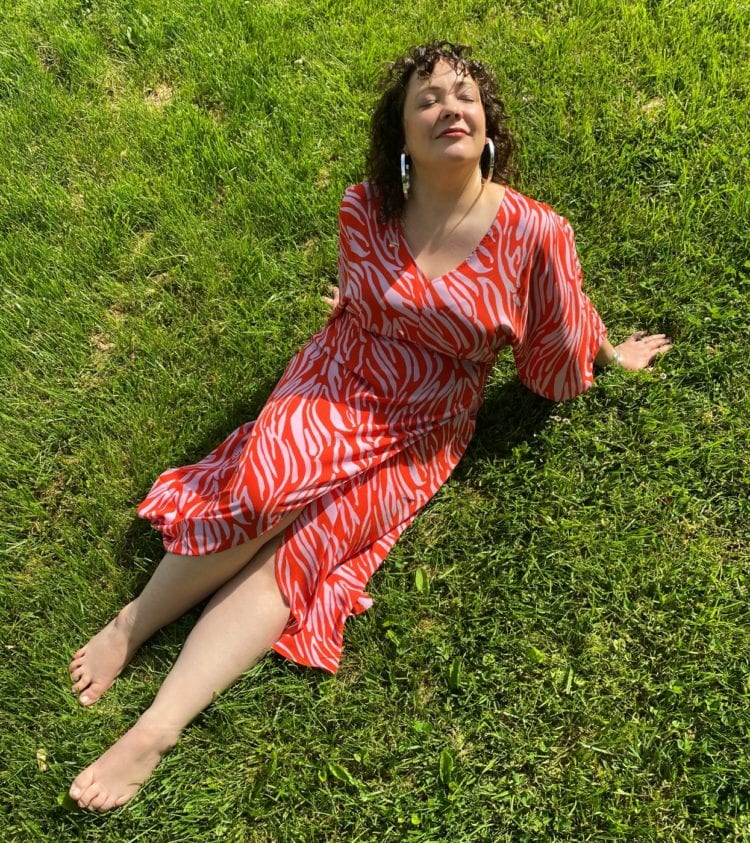 How to Shop Cabi From Home 1 cabi saunter dress