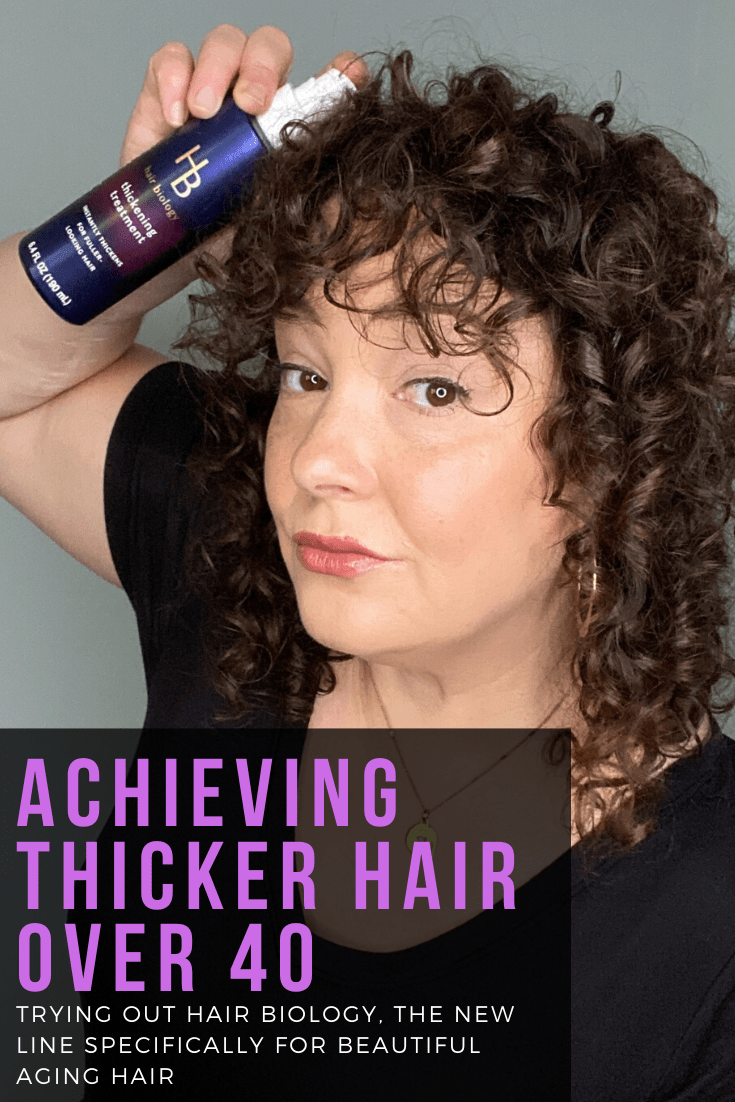 how to get thicker hair over 40 thinning