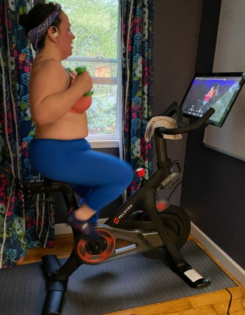 I Get the Peloton Hype: An Update After 25 Rides | Wardrobe Oxygen ...