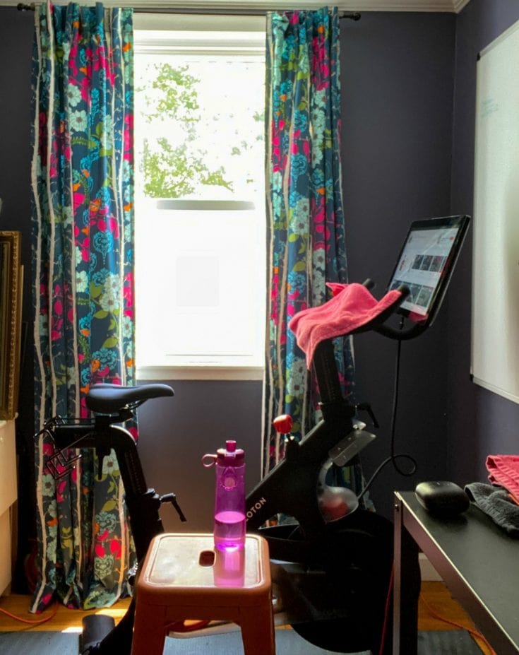 what size is peloton mat