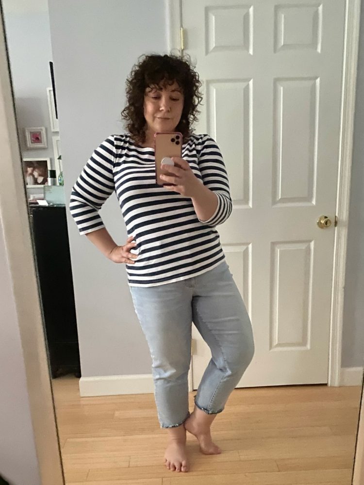 the best breton tee for women