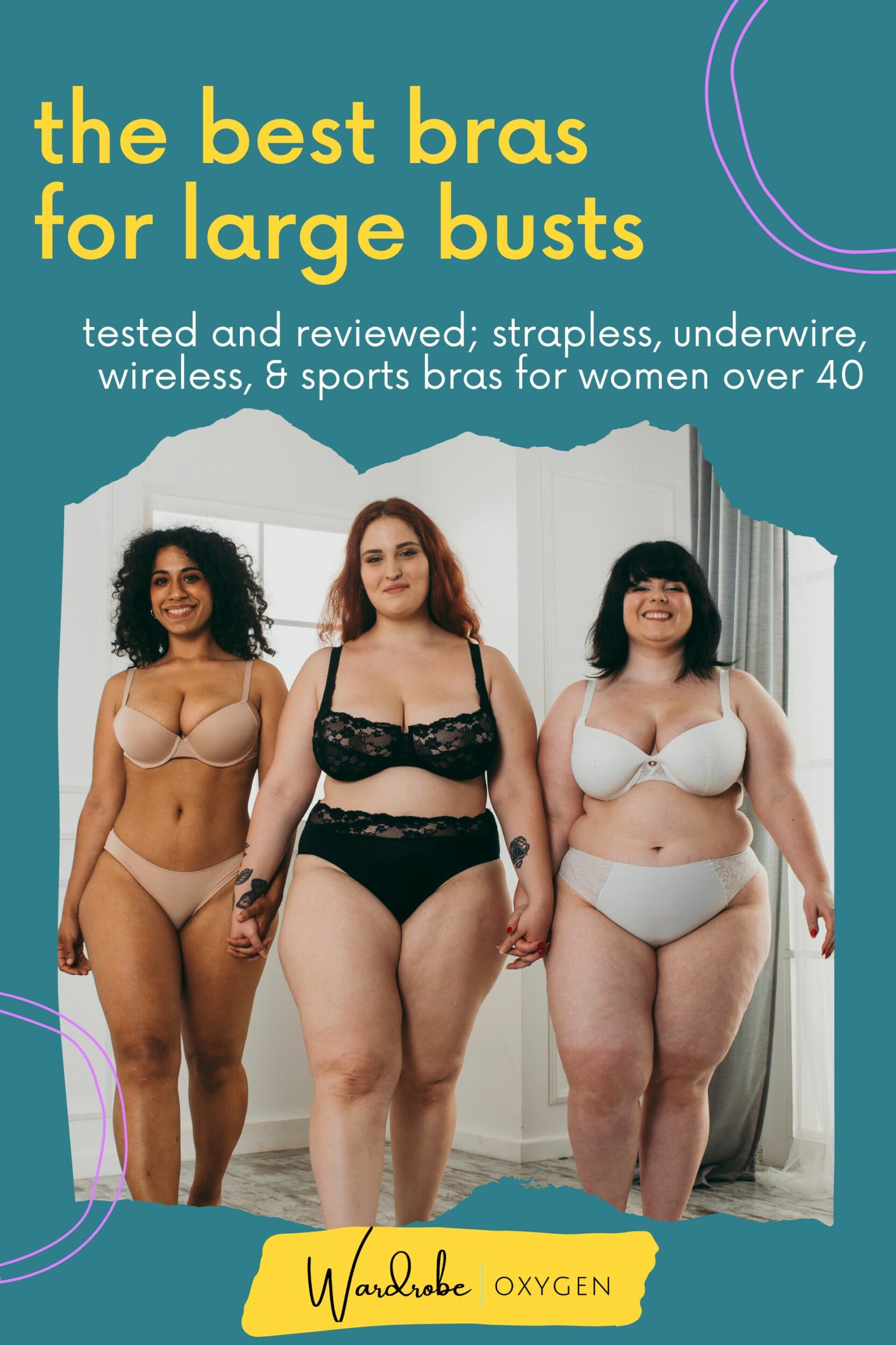 Bras for Big Busted Women Extra Back Support - Smooth Wire-Free