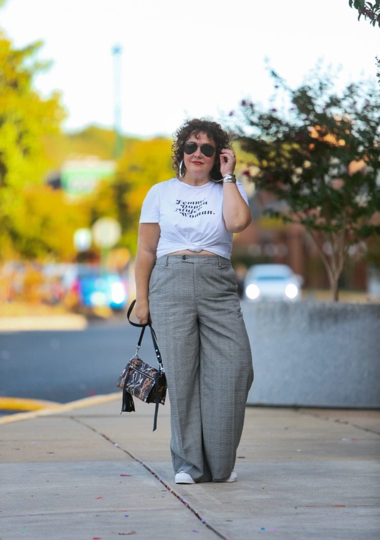 universal standard plaid pants