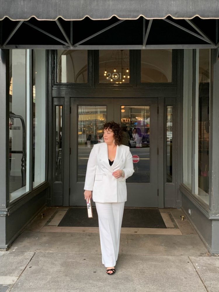 Weekend Reads #114 1 white zara pantsuit