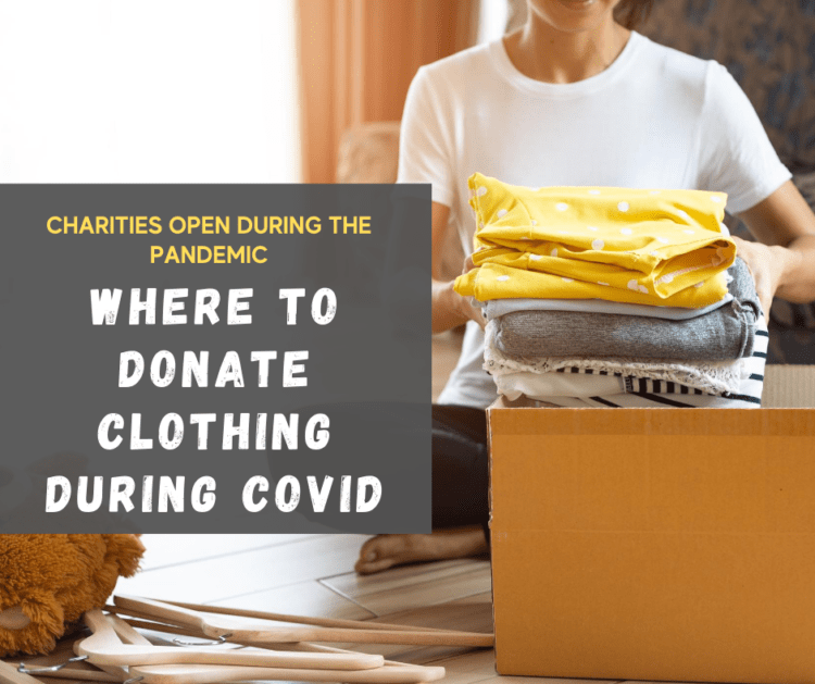 donating clothing during covid