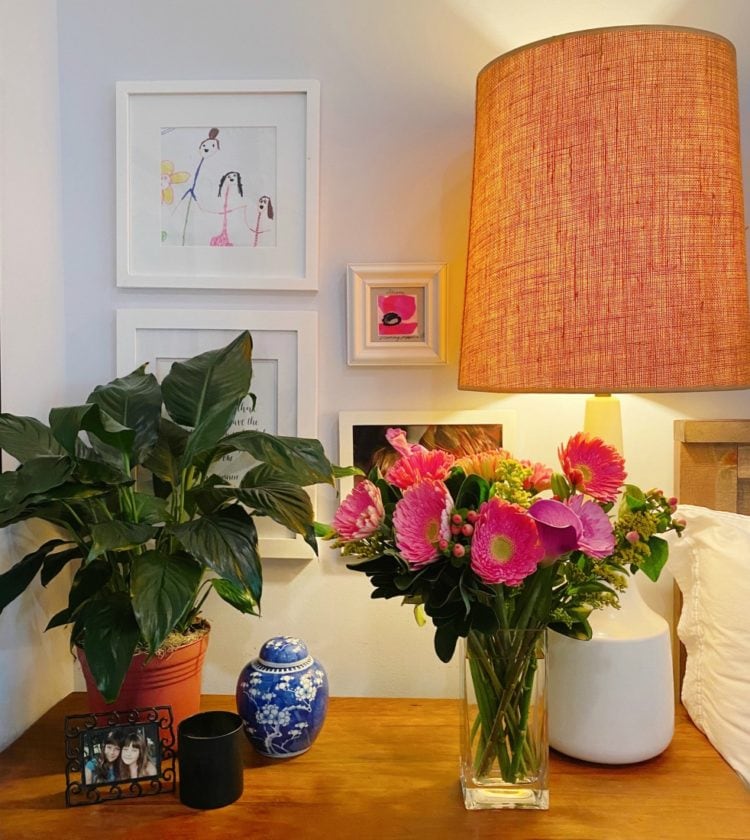 a bouquet of pink gerber daisies and calla lilies from ReVased