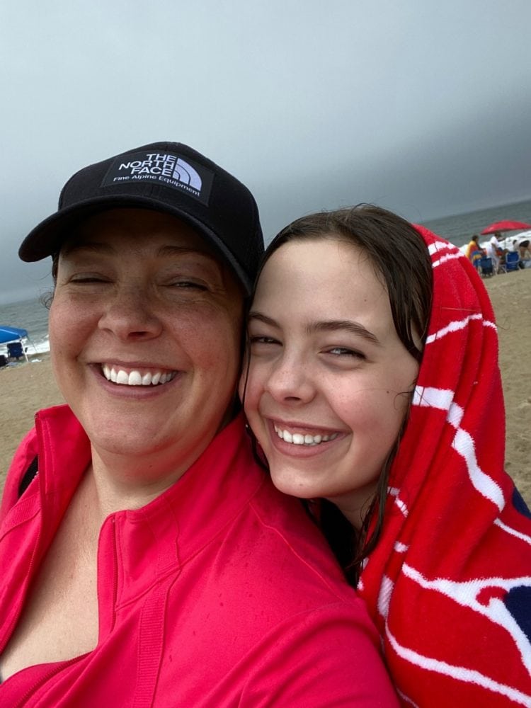 dewey beach in the rain