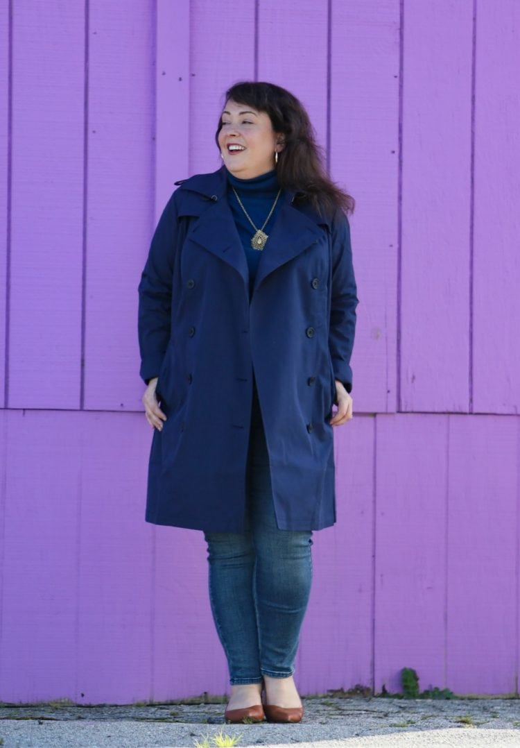 Universal Standard Derjon Trench Coat Review - Wardrobe Oxygen