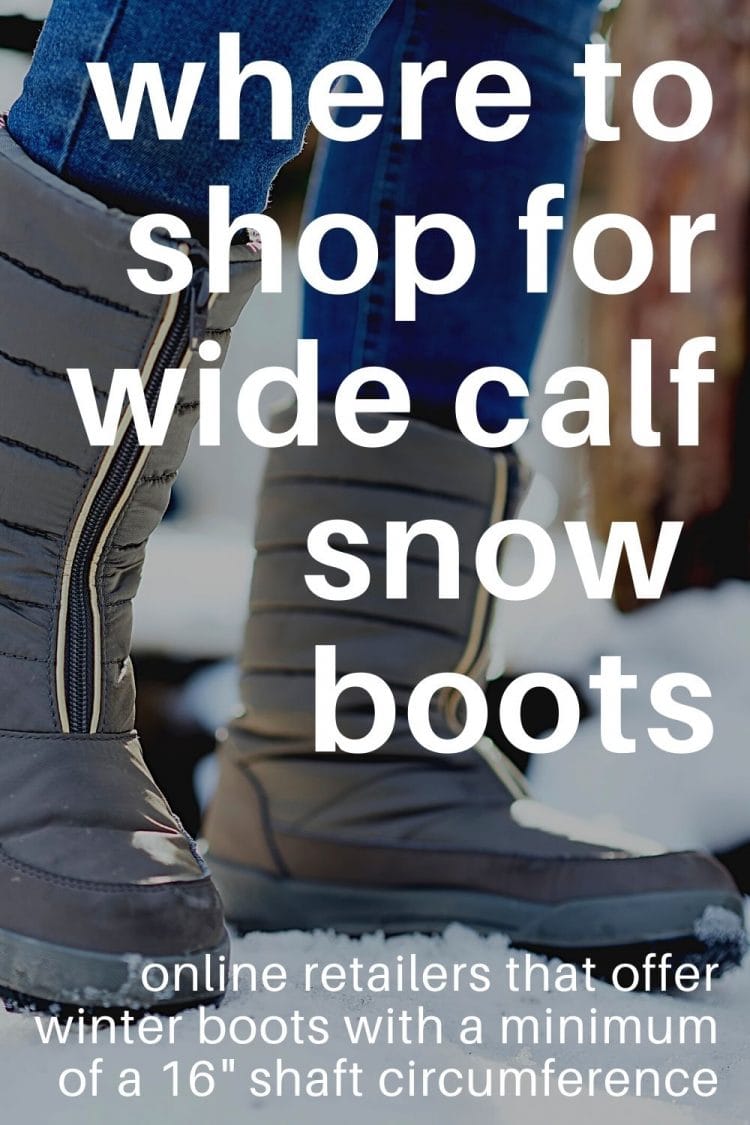 Wide Calf Snow Boots and Rain Boots - Wardrobe Oxygen