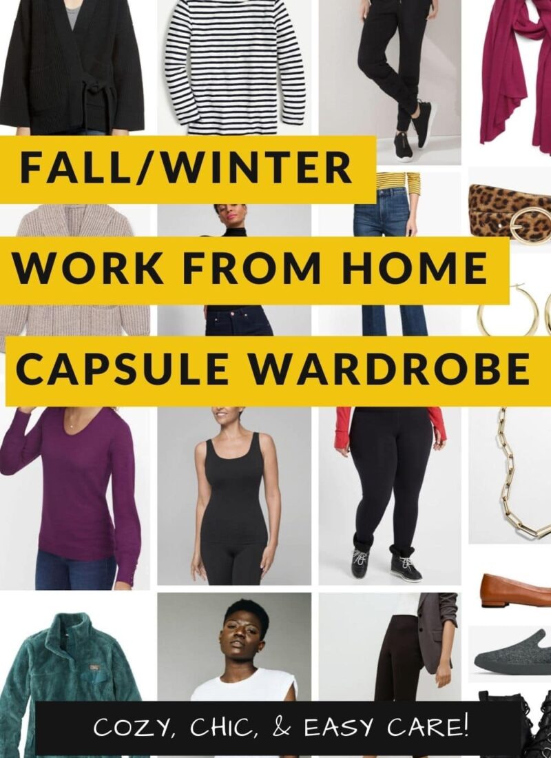 Work from Home Capsule Wardrobe for Fall to Winter