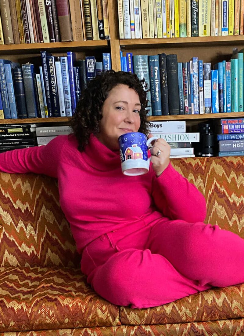 hot pink sweater joggers