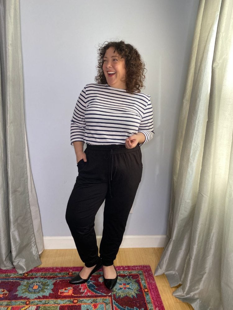 boden cuffed joggers review