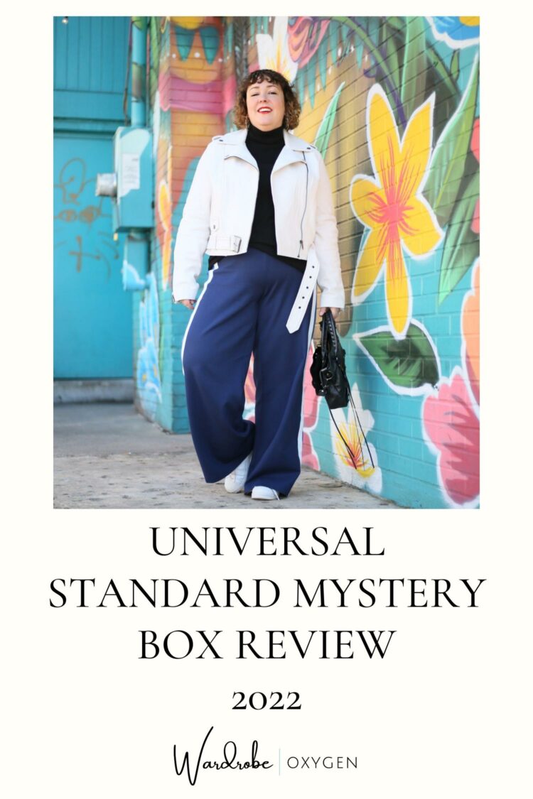 Universal Standard Mystery Box review and details by Wardrobe Oxygen