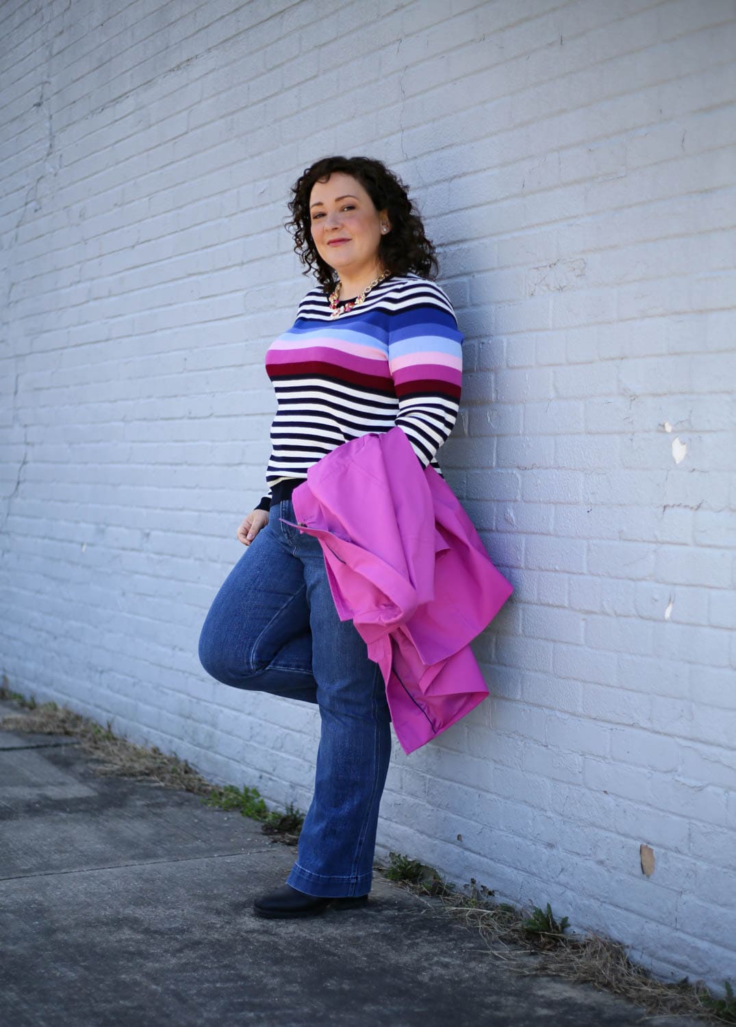 Stripes and Raspberry Pink for Spring