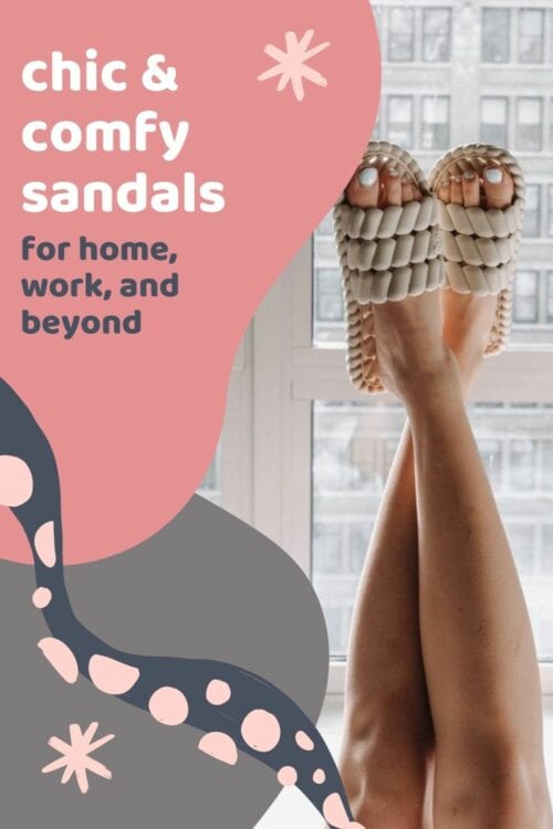 comfy & chic slope sandals