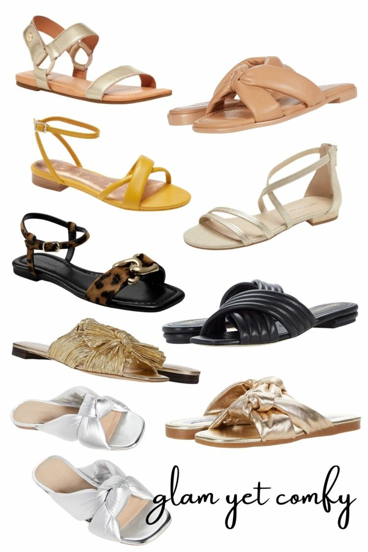 chic yet comfy sandals for spring