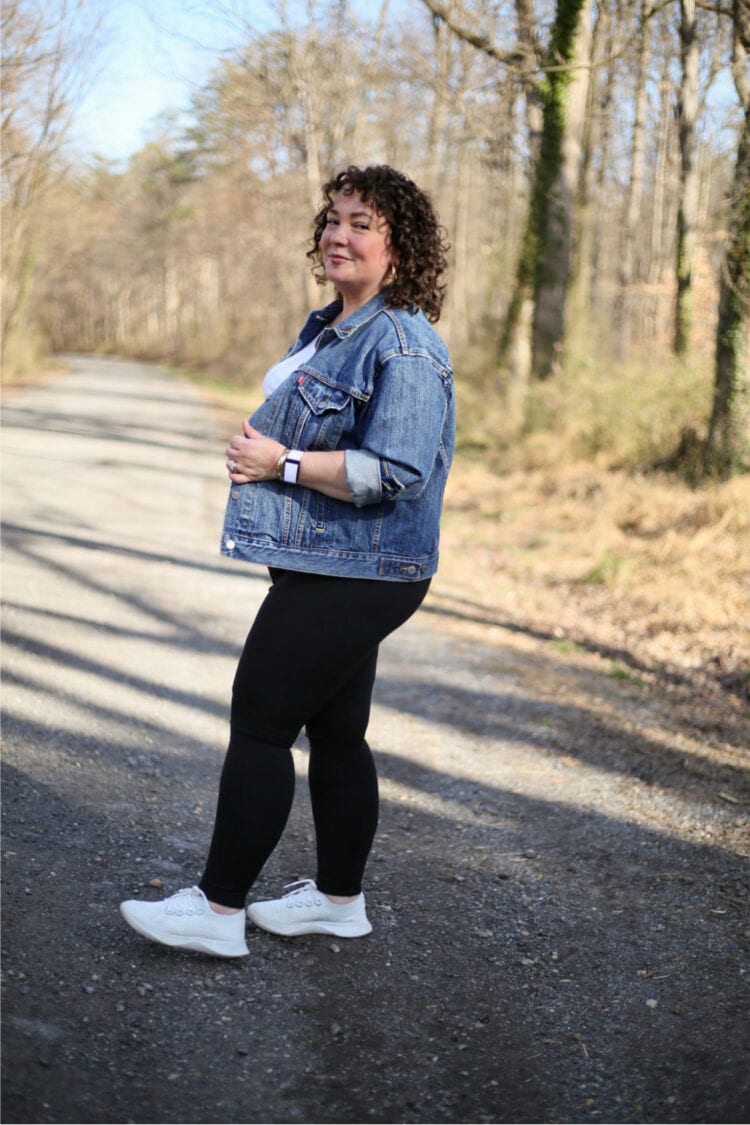 Wardrobe Oxygen in a vintage Levi's denim jacket