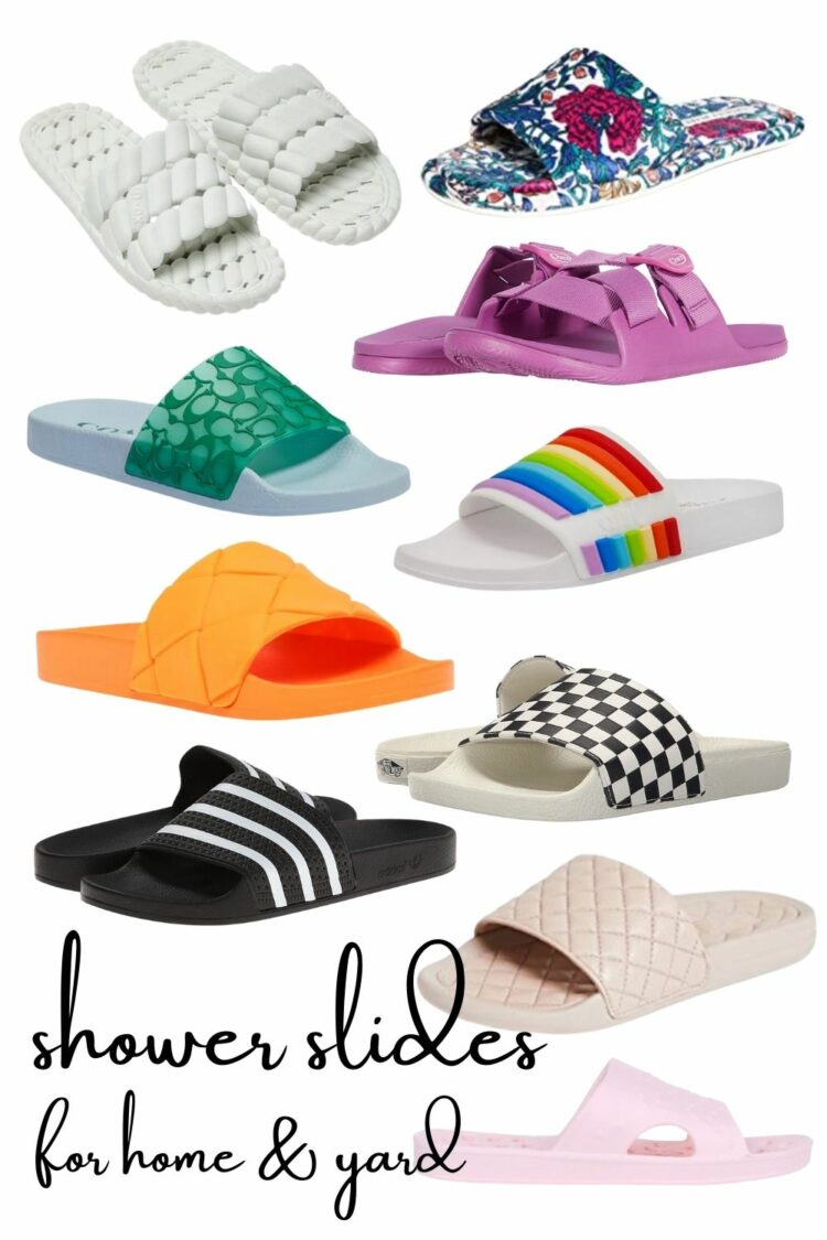 shower slides fashion trend