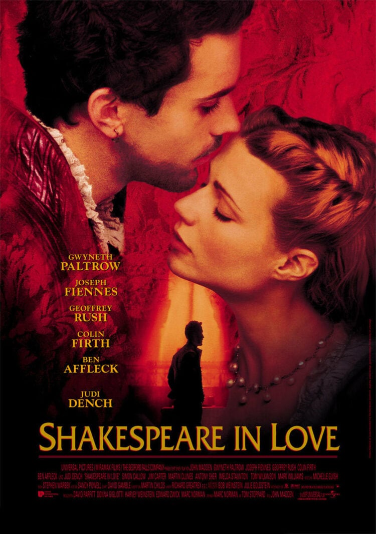 shakespeare in love movie poster