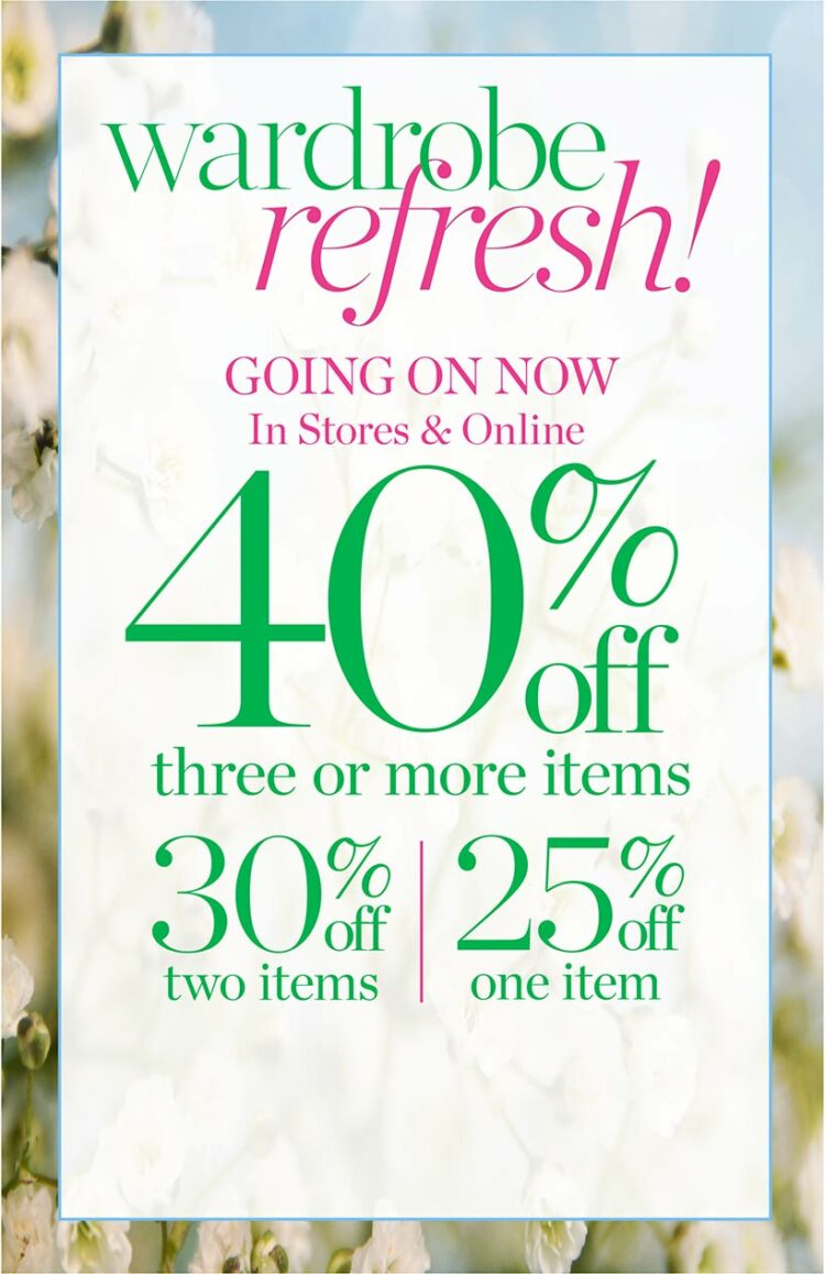 talbots spring sale