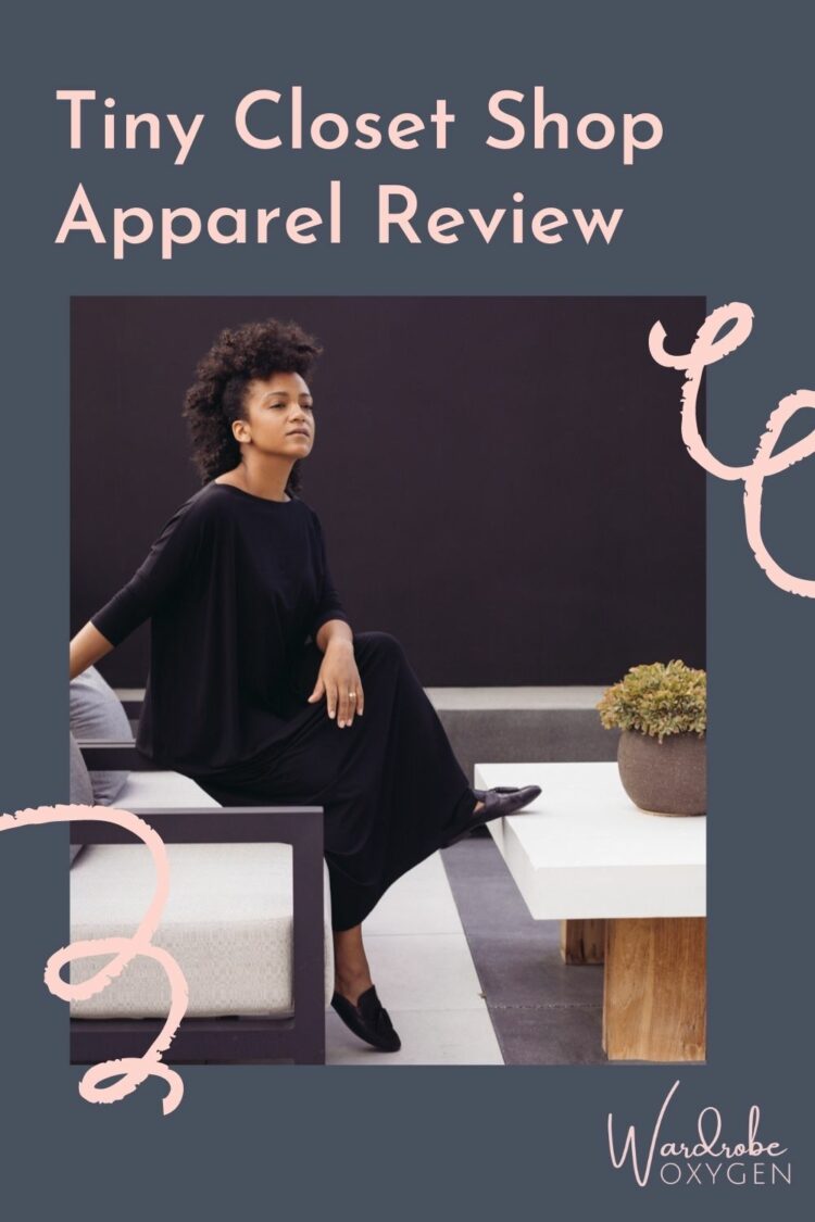 The Tiny Closet Review: Ethical Minimalist Fashion 1 The Tiny Closet Shop Clothing Review by Wardrobe Oxygen