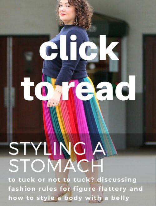 tips on styling a stomach