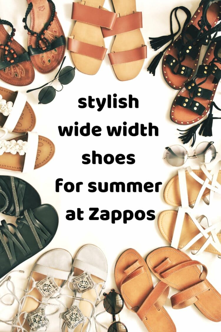 the best wide width shoes for summer from Zappos