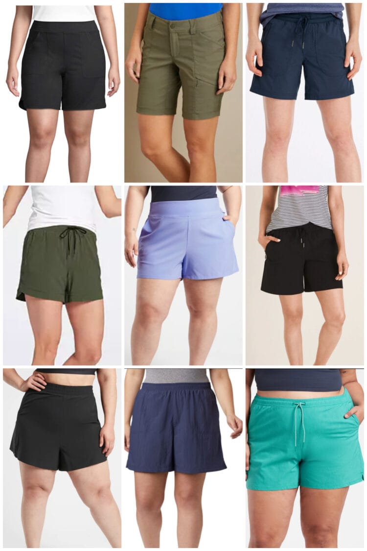 best size inclusive active shorts