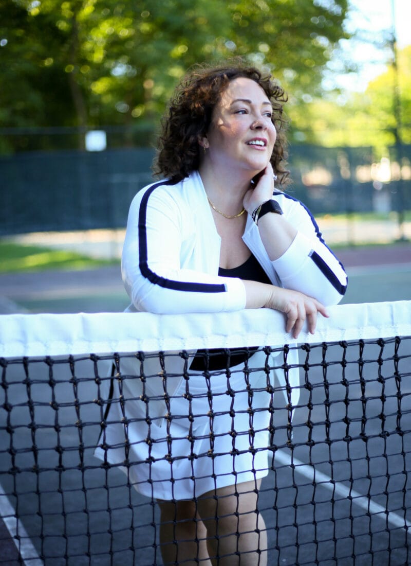 Talbots Tennis Skort and Bomber Jacket