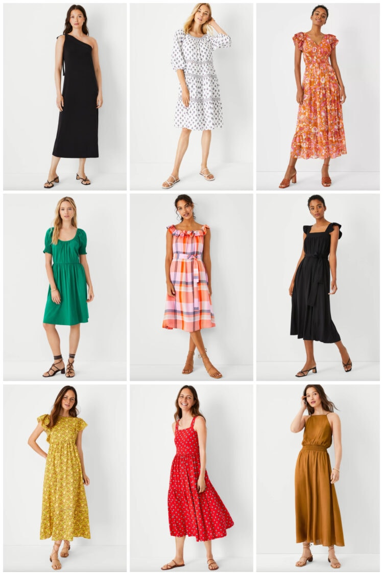 summer dresses from Ann Taylor