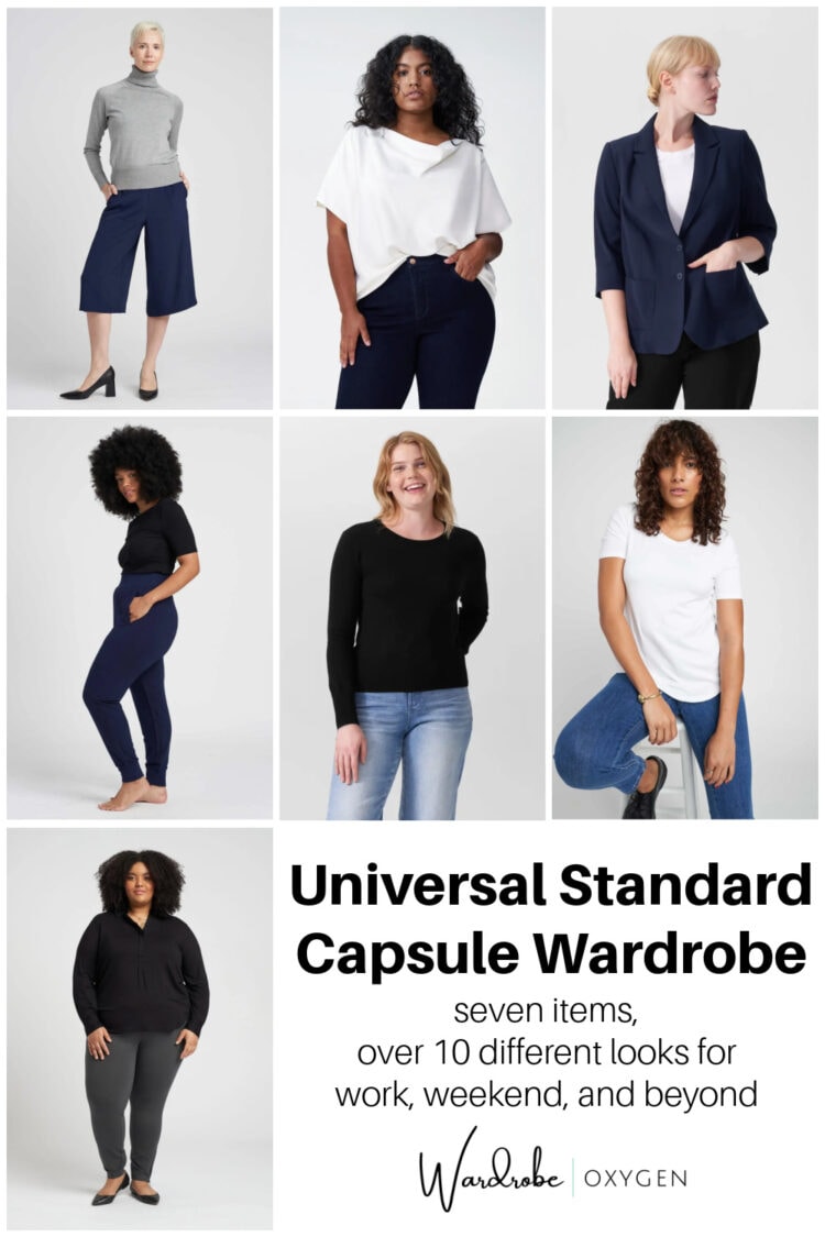 Universal Standard Capsule Wardrobe based on the Universal Standard Sample Sale, created by Alison at Wardrobe Oxygen