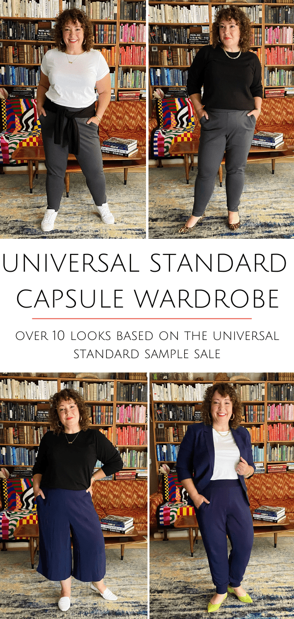 Universal Standard Capsule Wardrobe and It's All On Sale! 1 Universal Standard Capsule Wardrobe based on the Universal Standard Sample Sale, created by Alison at Wardrobe Oxygen