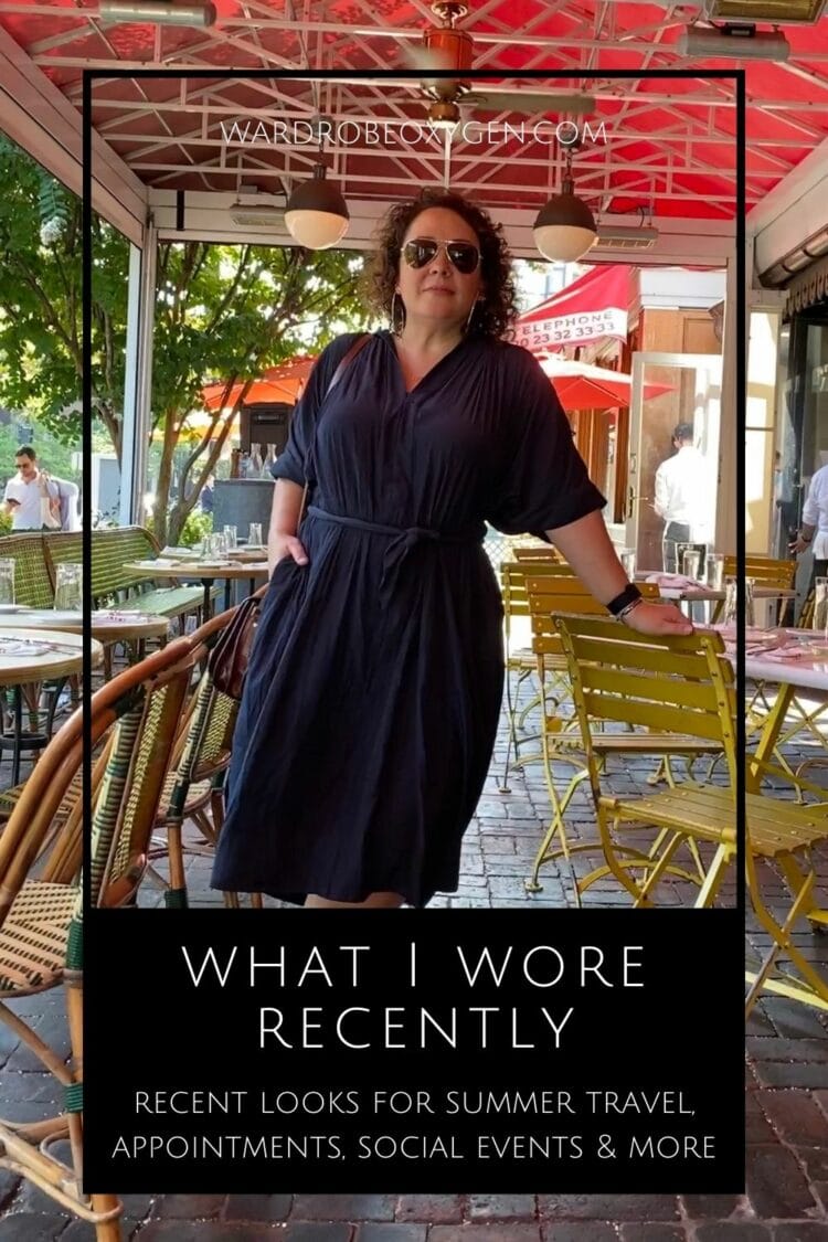 what i wore recently wardrobe oxygen