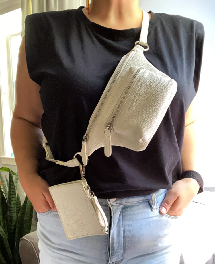 Styling My Brandon Blackwood Belt Bag for Fall - Wardrobe Oxygen