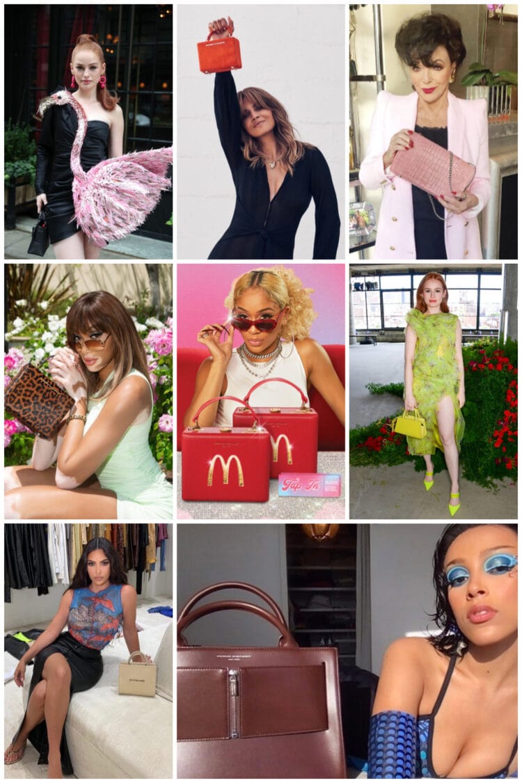 celebrities carrying brandon blackwood bags