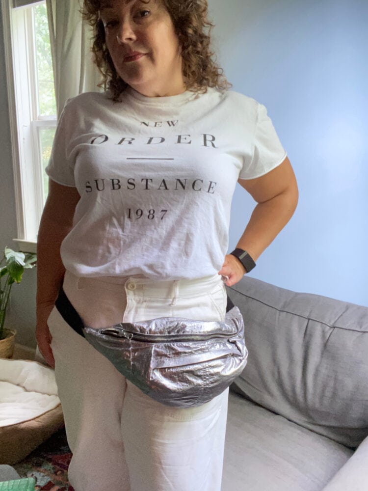 isabel marant silver nooni bag