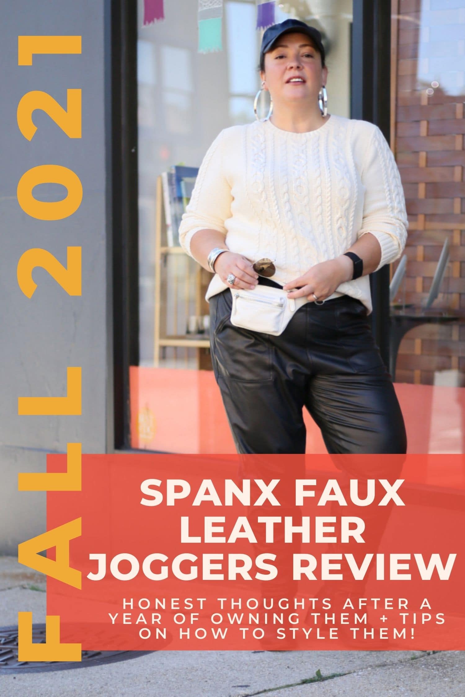 Spanx Faux Leather Joggers Review - Wardrobe Oxygen