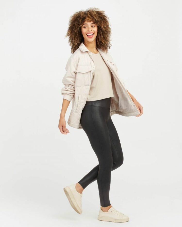 spanx faux leather leggings