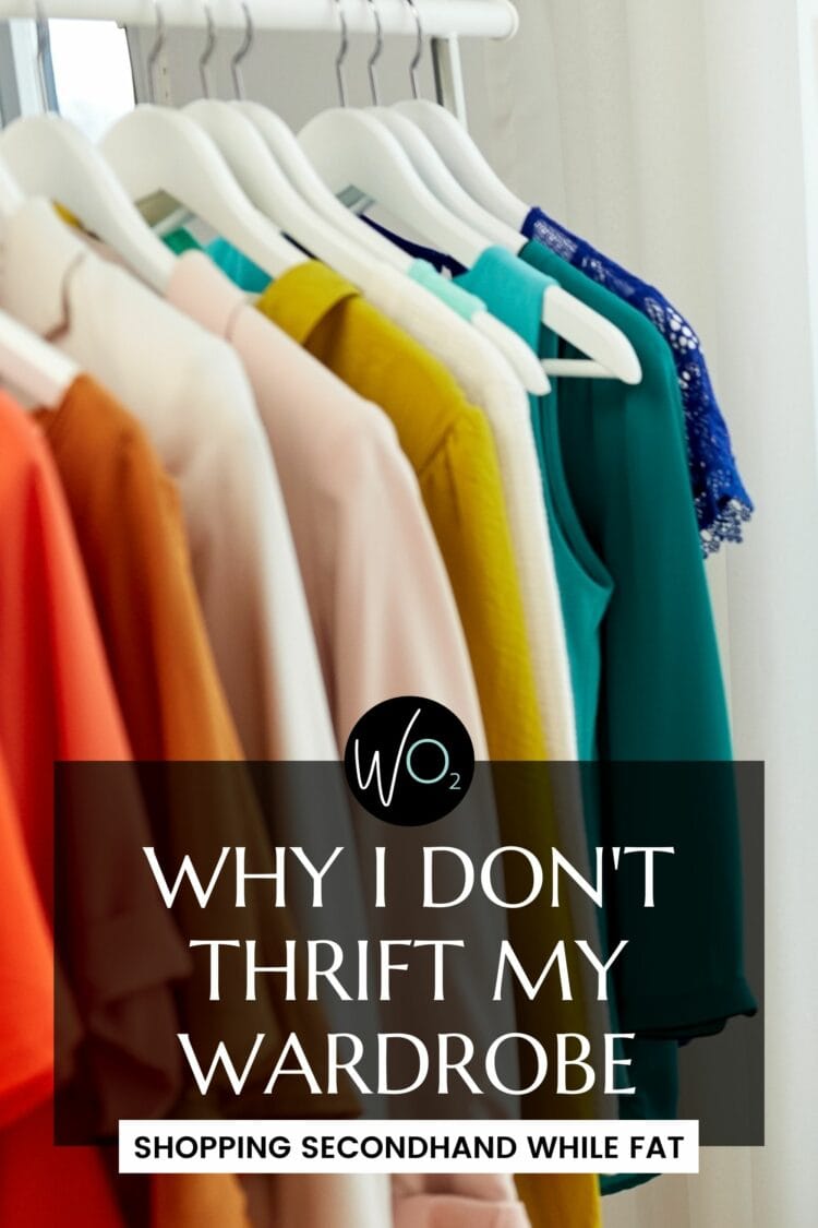 why I don't thrift my wardrobe: shopping secondhand while fat