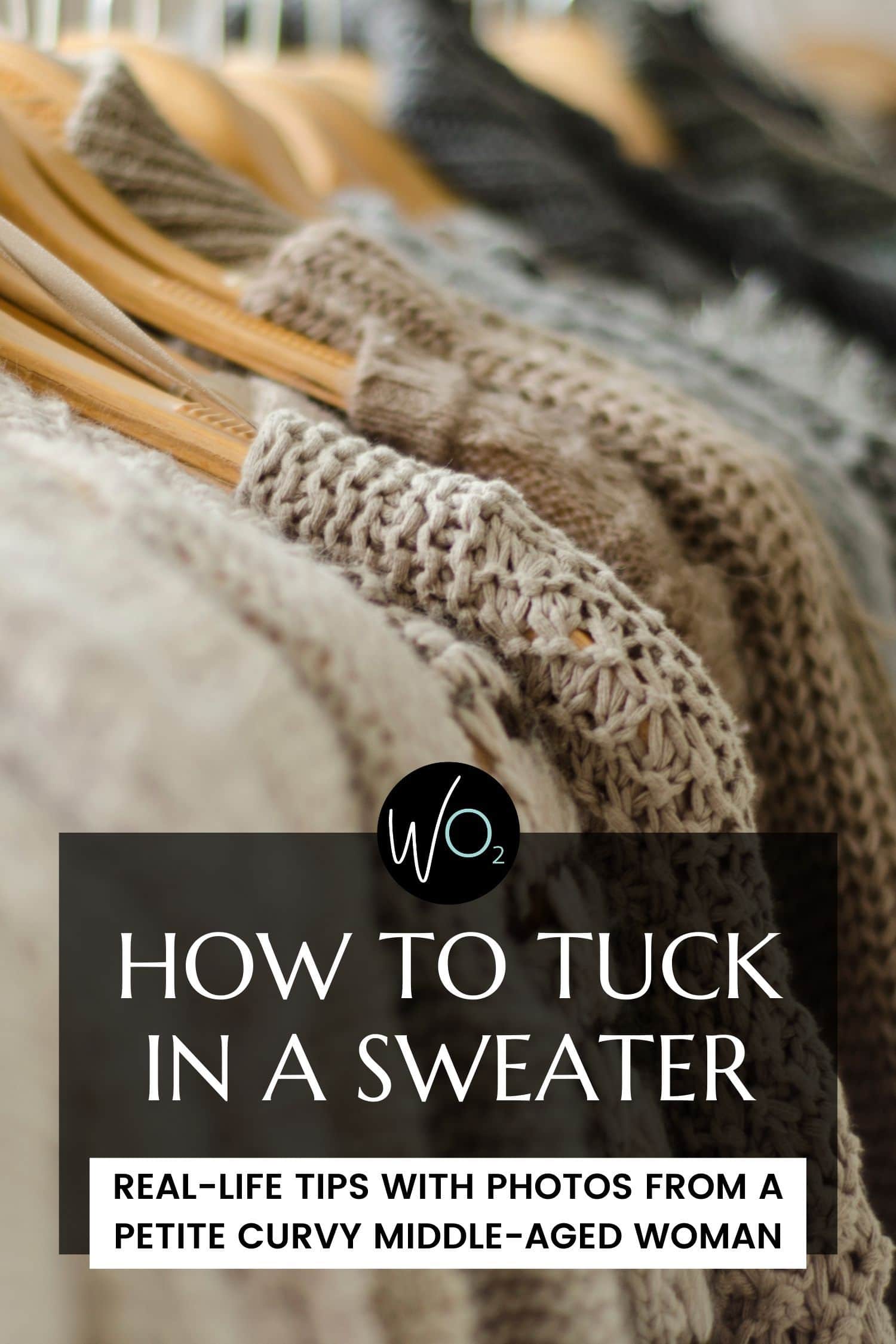 how to tuck in a sweater: real-life tips from an over 40 curvy woman