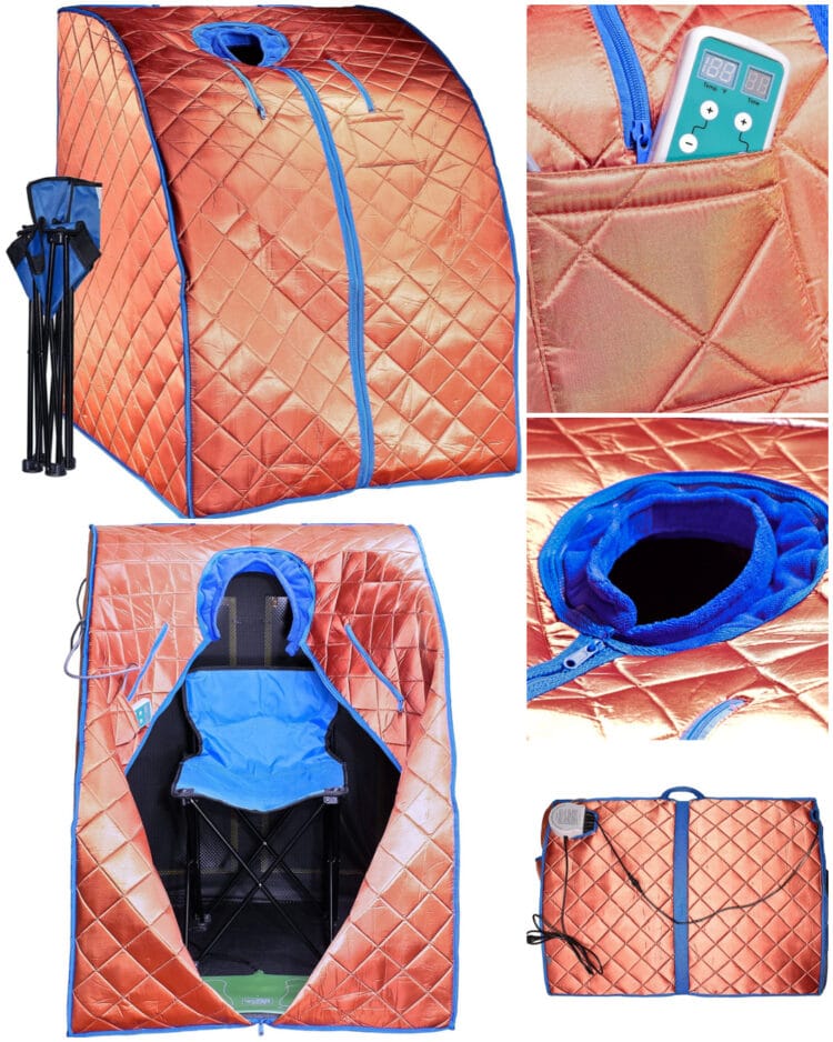 low emf portable infrared sauna tent review