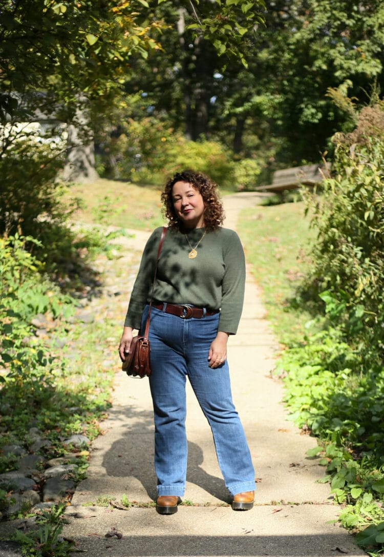Cashmere and Stompy Boots Weather 1 Talbots Audrey Sweater