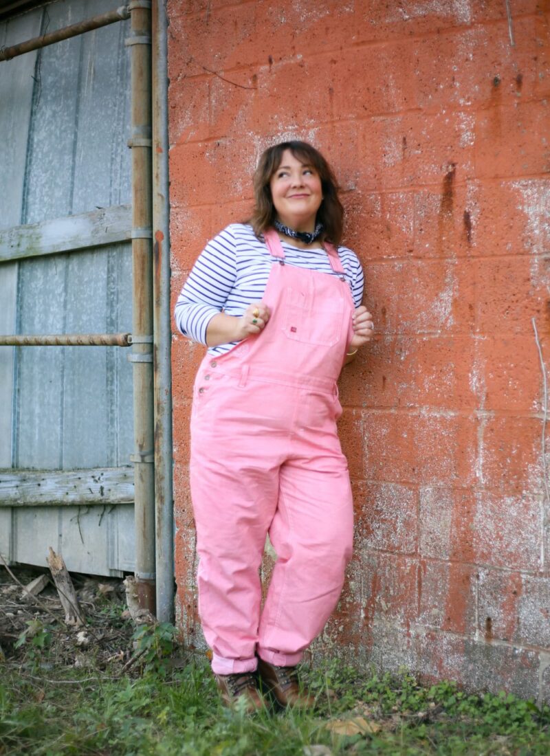 Grapefruit WV Overalls: “She Could Be a Farmer in Those Clothes”