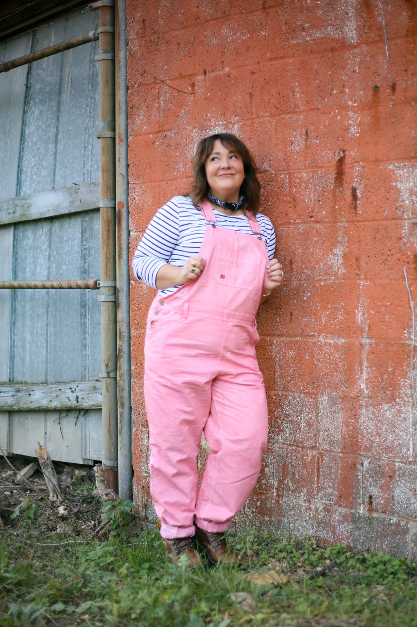 Grapefruit WV Overalls: “She Could Be a Farmer in Those Clothes”