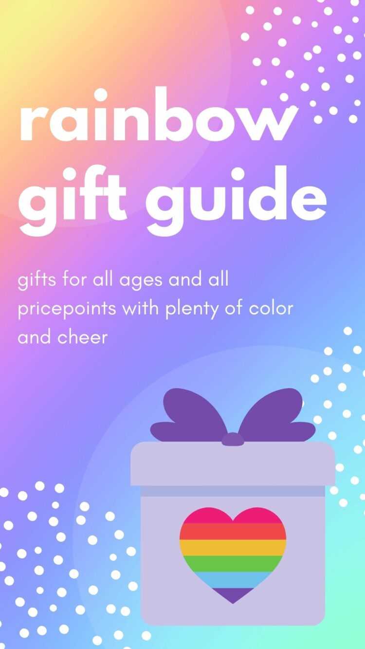 Rainbow Gift Guide: 30+ Ideas for all ages 1 rainbow gift guide by wardrobe oxygen