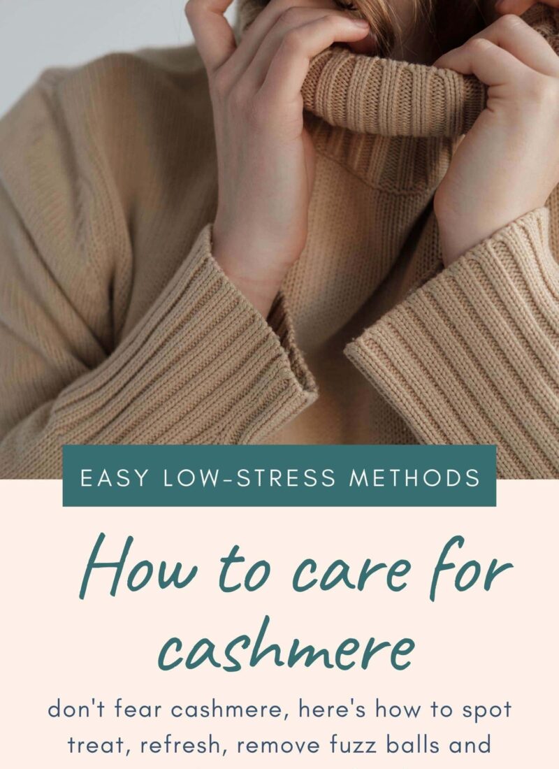How to Care for Cashmere When You Have no Time or Patience