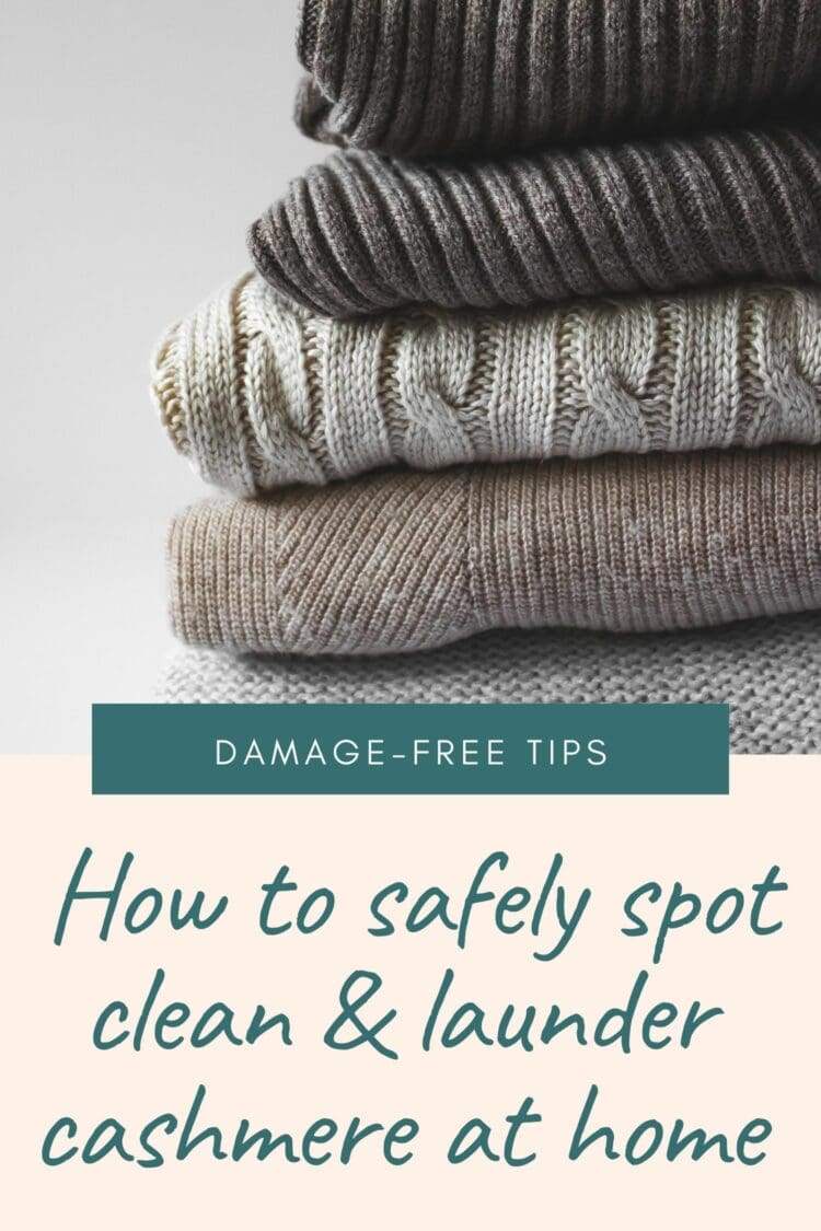 how to launder cashmere at home