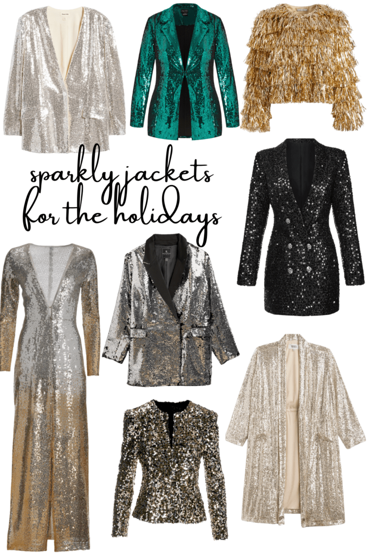 sparkly jackets for the holidays