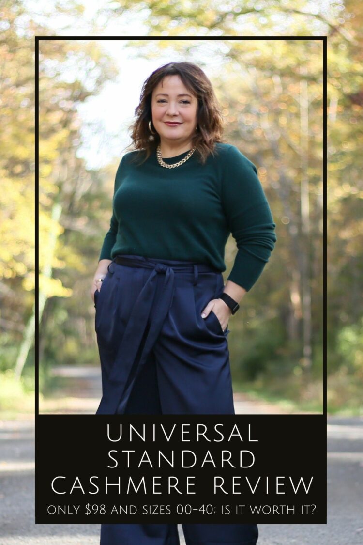 Size-Inclusive Cashmere Under $100: Universal Standard Cashmere Review 1 universal standard cashmere review by wardrobe oxygen